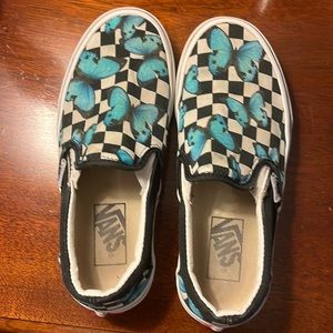 Girls vans size 4 womens 5.5